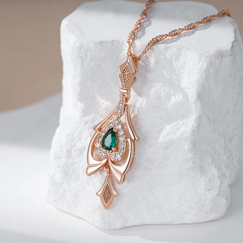 Bell of Ireland 585 Rose Gold Necklace