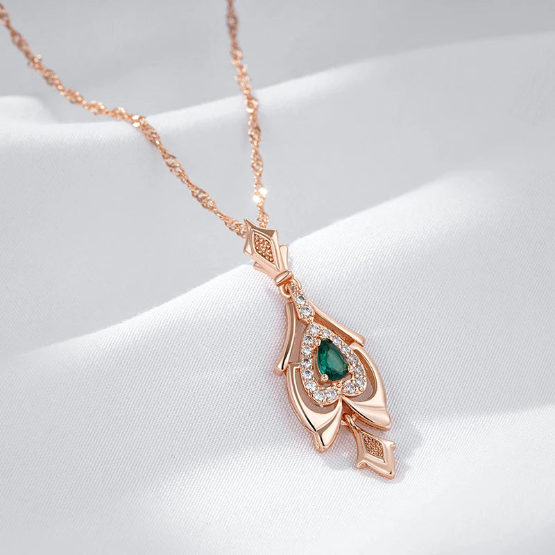 Bell of Ireland 585 Rose Gold Necklace